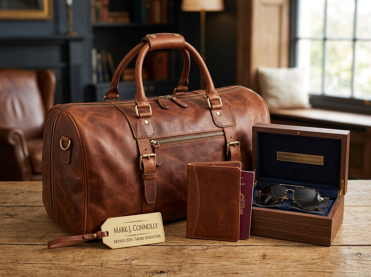 Grand Journey Leather Travel & Weekender Kit